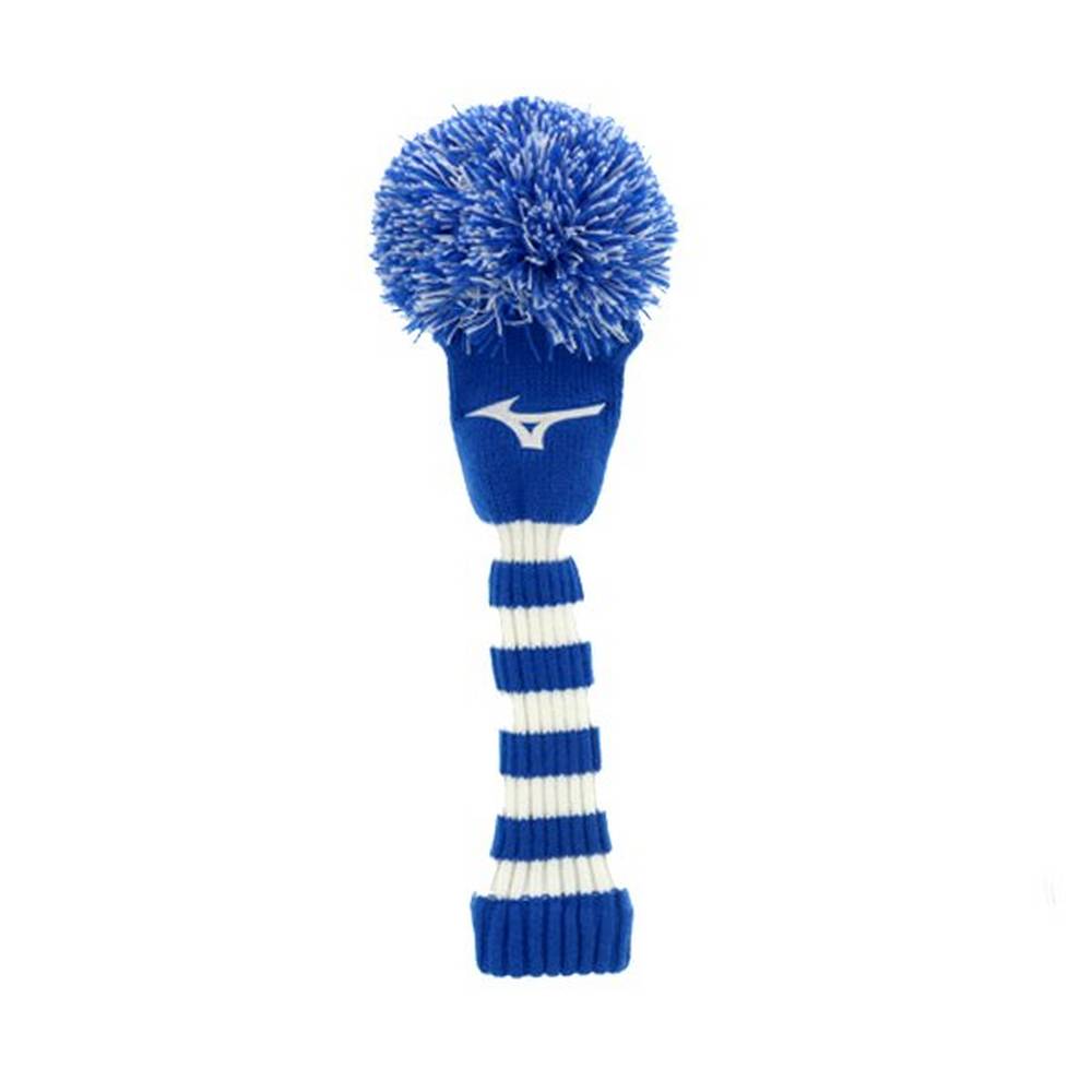 Lenço de cabeça Mizuno Knit Pom Fairway - Homem - Azuis/Branco - JNXLC6240